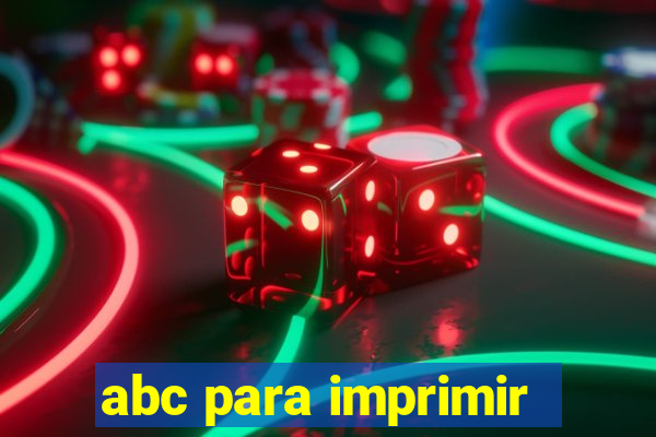 abc para imprimir